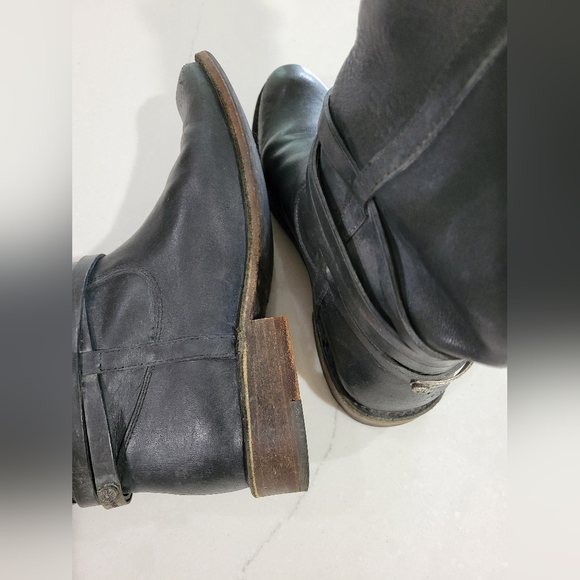 Frye Shirley riding plate boot, Black - Picture 12 of 15